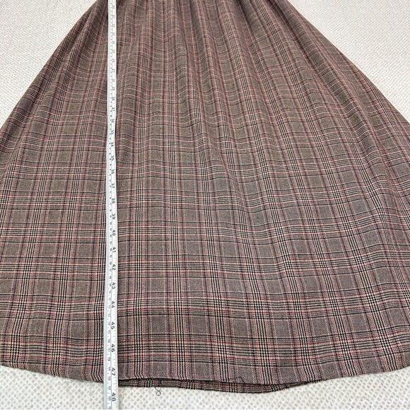Plaid Midi Dress size Small - Picture 5 of 9